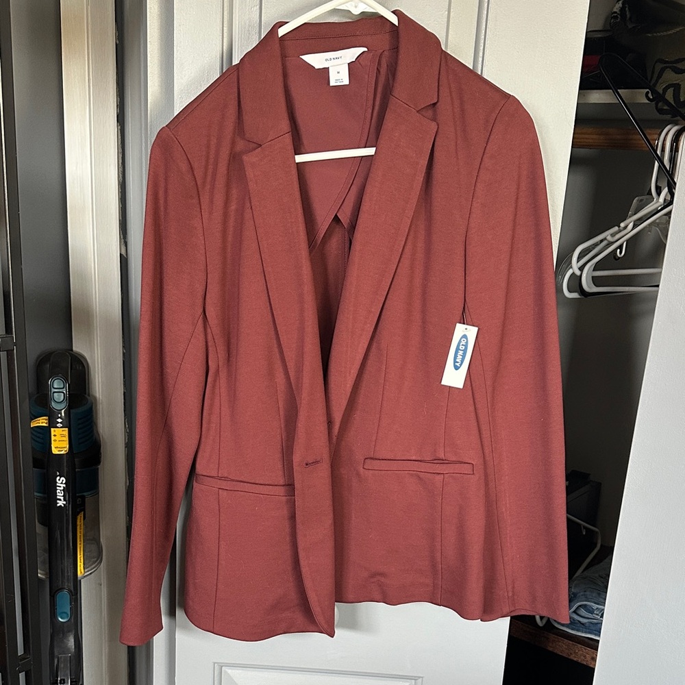 Old Navy Blazer - rusty burgundy color